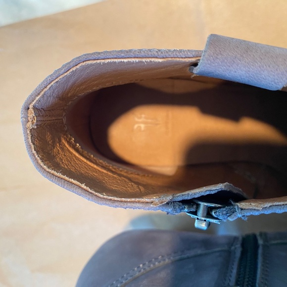 Frye Reina Rory Ankle Bootie in Jean (gray) 7.5 *Flaw* - Picture 5 of 7